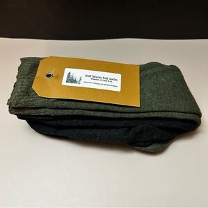 2 Pairs of Soft Warm Tall Socks Sizes 5-10